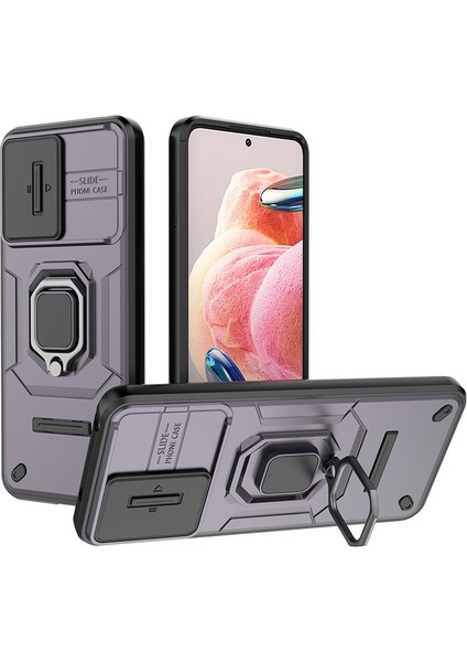Samsung Galaxy A24 Kamera Kapaklı Darbeye Dayanıklı Telefon Kılıfı (Yurt Dışından)