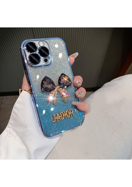 iPhone 7 Plus Şeffaf Parıltılı Bling Tüm Lensli Telefon Kılıfı (Yurt Dışından)