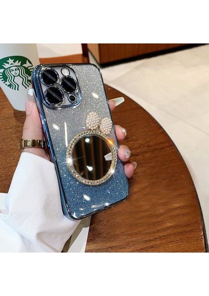 iPhone 7 Aynalı Parıltılı Bling Telefon Kılıfı (Yurt Dışından)