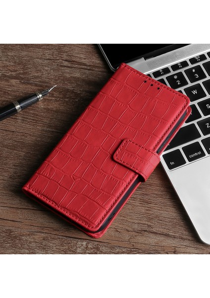 Kart Yuvası ile Xiaomi Redmi 13C Deri Telefon Kılıfı Için Telefon Kılıfı (Yurt Dışından)