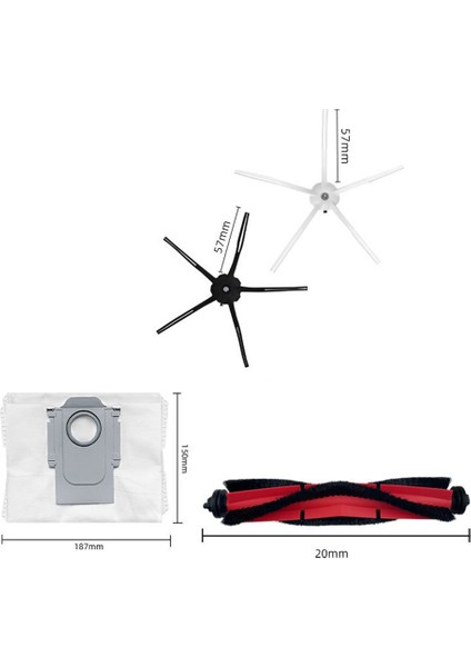 7 Adet Yedek Parçalar Q5/q5+ Robotlu Süpürge Ana Yan Fırça Toz Torbası Ev Temizlik Aracı (Yurt Dışından) fırsatları