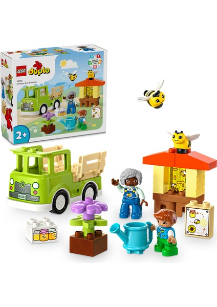 LEGO® DUPLO® Kasabası Arıların ve Arı Kovanlarının Bakımı 10419 - 2 Yaş ve Üzeri Çocuklar için Eğitici Oyuncak Yapım Seti (22 Parça)