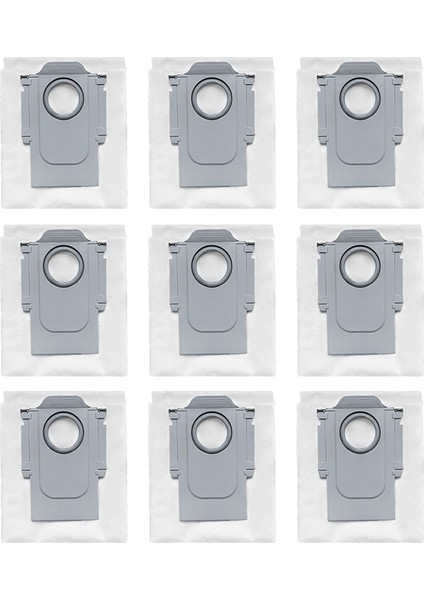9 Adet P10/Q Robotlu Süpürge Aksesuarları Toz Torbası Çöp Toz Torbası Yedek Parçalar (Yurt Dışından)