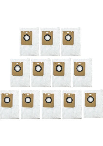 12 Adet Toz Torbası Bot Z10 Pro / L10 Plus Otomatik Boş Robotlu Süpürge Yedek Yedek Parça (Yurt Dışından)