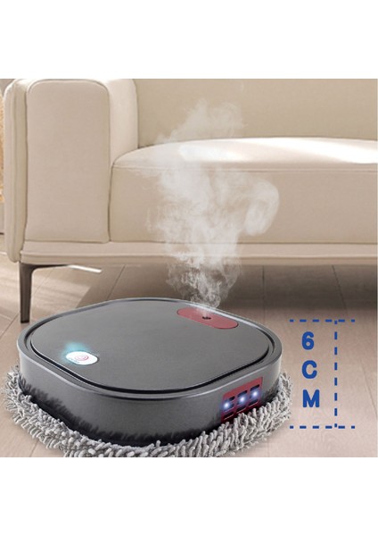 Süpürme Robotu Otomatik Elektrikli Zemin Mops 1500 Mah Püskürtme Makinesi ile Paspas Zemin Buharlı Temizleyici Robot (Yurt Dışından) fiyatları