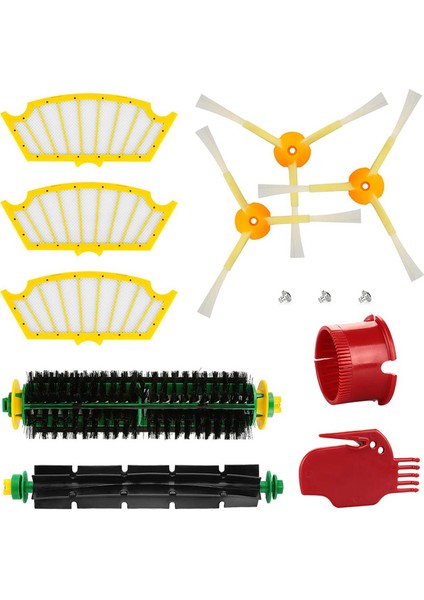 500 Serisi 510 530 Robot Süpürge Aksesuarları Için Yedek Ana Fırça Yan Fırça Hepa Filtre (Yurt Dışından) fiyatları