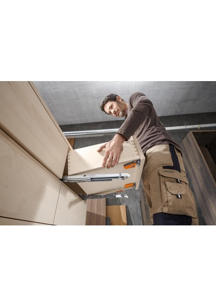 760H4000S Blum Movento Çift Açılım Frenli Ray 40 cm