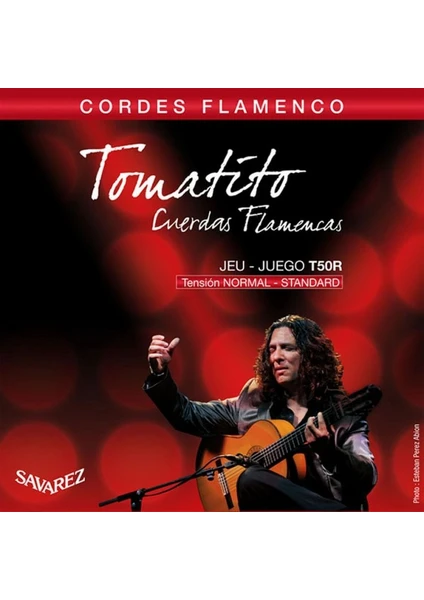 T50R Tomatito Normal Tension Flamenco Gitar Teli