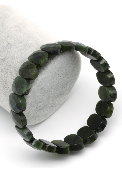 Kanada Yeşim Doğal Taş Bileklik 10 x 14 mm Bileklik