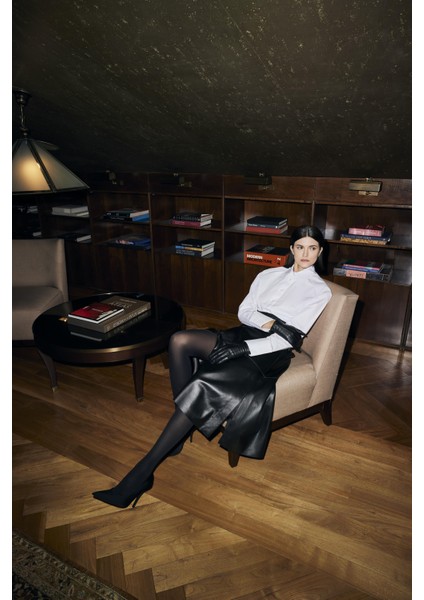 Mossı Deri Etek Siyah fiyatları