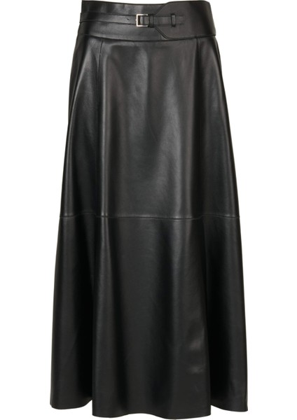 Mossı Deri Etek Siyah fırsatları