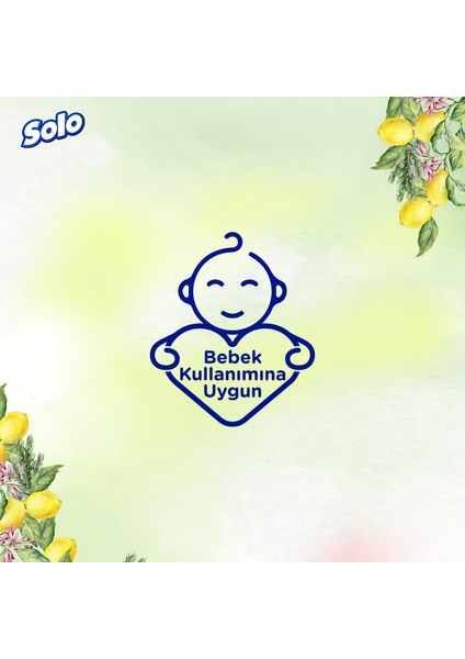 Doğal Hijyen Limon & Biberiye Islak Mendil 12'li 600 Yaprak