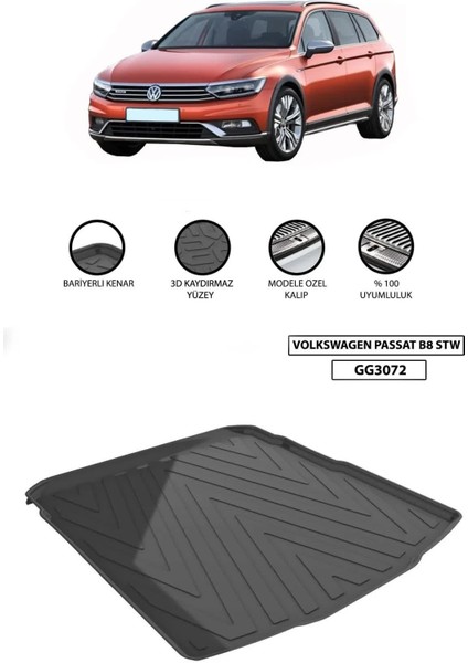 Volkswagen Passat B8 Stw Bagaj Havuzu