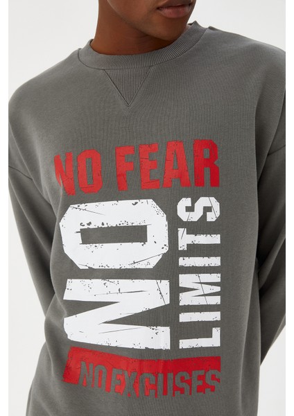 Erkek Sweatshirt Gri M500233 indirimleri