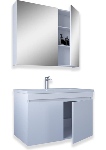 Teta Home Tokyo 65CM Mdf Banyo Dolabı Seti