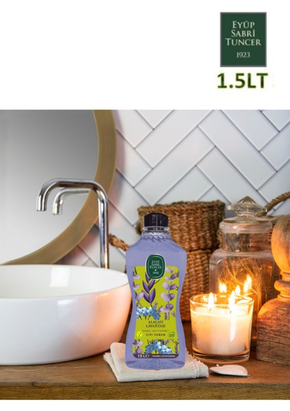 Alaçatı Lavantası Sıvı Sabun Seti 1500 ml ve 500 ml x 2 Adet fırsatları