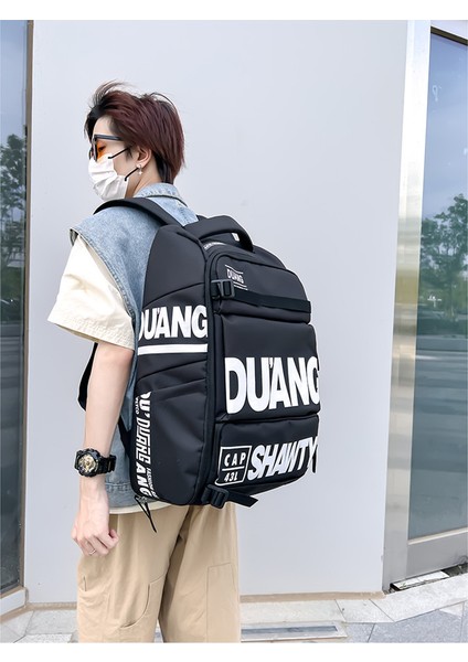 2023 Moda Marka Omuz Çantası Erkek Moda Trendi Sırt Çantası Ortaokul Öğrencileri Için Aşınmaya Dayanıklı Büyük Kapasiteli Okul Çantası (Yurt Dışından) modelleri