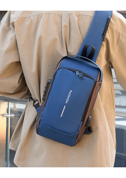 Erkek Çapraz Çantası Göğüs Çantası Omuz Çantası Eğlence Spor Parası Küçük Sırt Çantası Çok Fonksiyonlu Çapraz Erkek Çantası Şifre Kilidi (Yurt Dışından) fiyatları