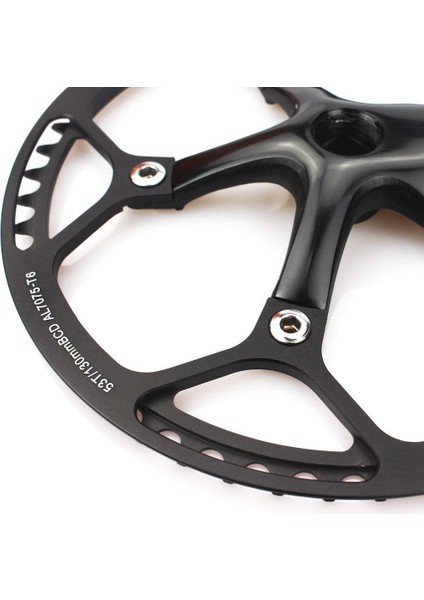 Tek Hız Aynakol 53 T 170MM Crankarms Katlanır Bisiklet Aynakol Bisiklet Parça Yol Bisikleti Için Koruyucu Kapak ile (Yurt Dışından)
