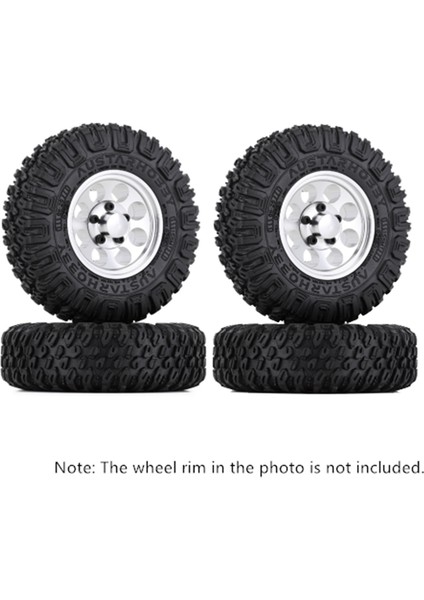 4 Adet 85MM 1.55 Inç Kauçuk Jant Lastikleri Lastik 1/10 Rc Paletli Araba Eksenel Yeti Jr RC4WD D90 Tf2 Tamiya CC01 LC70 Mst (Yurt Dışından) indirimleri