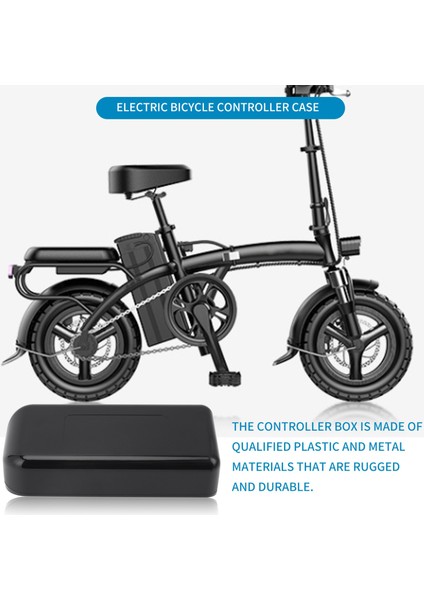 Elektrikli Bisiklet Için Ekstra Büyük Plastik Kontrol Kutusu Ebike Moped Scooter Dağ Bisikleti Koruma Kılıfı (Yurt Dışından)