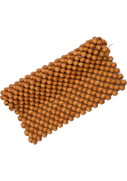 Muzhu Araba Koltuk Minderi Ahşap Boncuklu Sandalye Sanat Masaj Minderi Araba Koltuk Minderi Araba Koltuğu Kapağı Boncuk Pedi Bej (Yurt Dışından) fiyatları