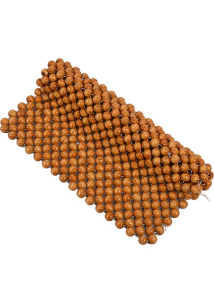 Muzhu Araba Koltuk Minderi Ahşap Boncuklu Sandalye Sanat Masaj Minderi Araba Koltuk Minderi Araba Koltuğu Kapağı Boncuk Pedi Bej (Yurt Dışından) modelleri