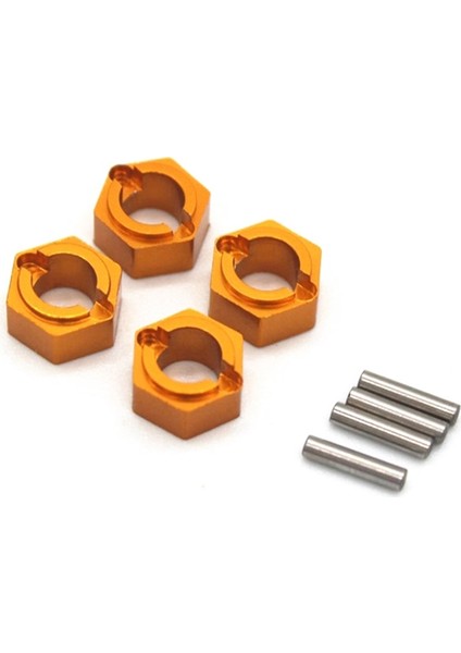 Metal 7mm Tekerlek Hex Adaptörü Fms FCX24 1/24 Rc Paletli Araba Yükseltme Parçaları Aksesuarları, 2 (Yurt Dışından)