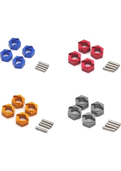 Metal 7mm Tekerlek Hex Adaptörü Fms FCX24 1/24 Rc Paletli Araba Yükseltme Parçaları Aksesuarları, 2 (Yurt Dışından) fiyatları