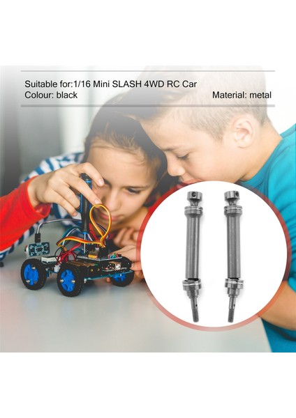 4 Adet Sert Çelik Ön Arkadan Çekişli Motosiklet Mili 7151 Traxxas 1/16 Mini E-Revo Erevo Zırvesı Slash 4WD Rc Araba (Yurt Dışından)