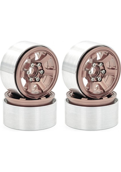 4 Adet Metal Beadlock 1.9 Jant Tekerlek Göbeği 1/10 Rc Paletli Araba Traxxas Trx4 RC4WD D90 Eksenel SCX10 Capra Redcat,7 (Yurt Dışından)