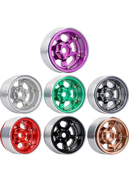 4 Adet Metal Beadlock 1.9 Jant Tekerlek Göbeği 1/10 Rc Paletli Araba Traxxas Trx4 RC4WD D90 Eksenel SCX10 Capra Redcat,7 (Yurt Dışından) fiyatları