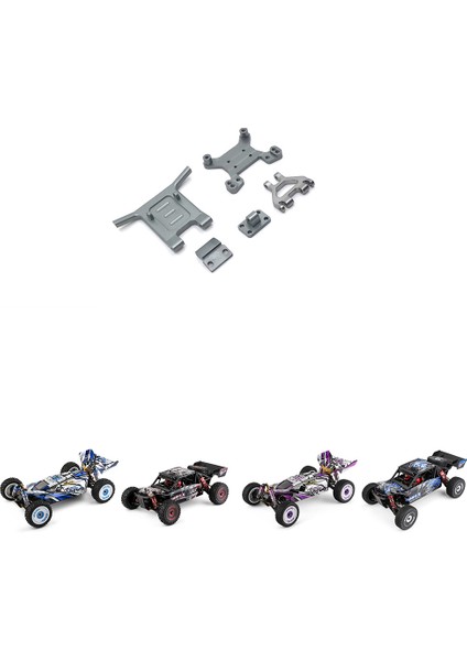 Metal Ön Koruma ve Tampon Seti Wltoys 144001 144002 144010 124016 124017 124019 Rc Araba Yükseltme Parçaları Aksesuarları, 3 (Yurt Dışından) indirimleri