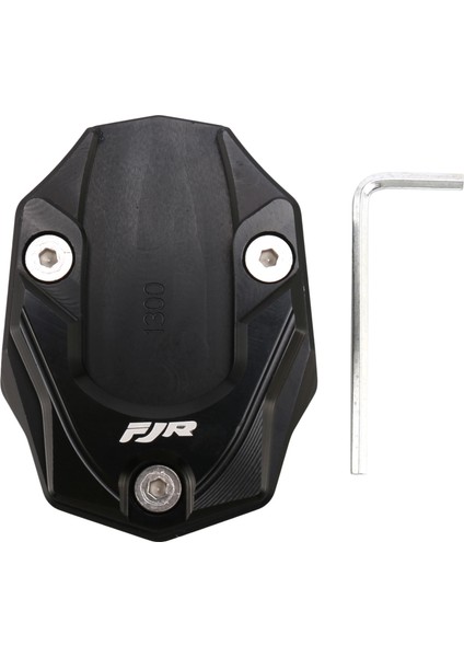 Motosiklet Kickstand Pad Yan Stand Plaka Uzatma Yamaha FJR1300 Fjr 1300 2001-2019 (Siyah) (Yurt Dışından)