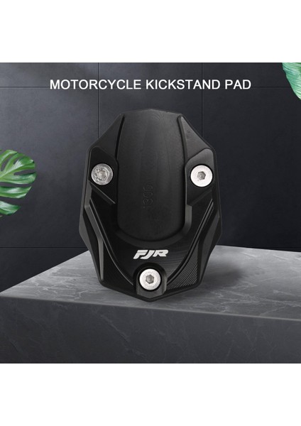 Motosiklet Kickstand Pad Yan Stand Plaka Uzatma Yamaha FJR1300 Fjr 1300 2001-2019 (Siyah) (Yurt Dışından) fiyatları