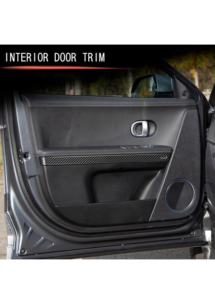 4 Adet Araba Karbon Fiber Iç Kapı Paneli Şeritleri Dekorasyon Kapak Trim Için Fit Hyundai Aini Krypton 5 Ionıq 2022+ (Yurt Dışından)