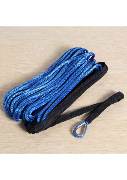 7700LBS Elektrikli Vinç Halat Naylon Halat Yüksek Mukavemetli Fiber Halat 6mm x 15M Araç Römorku Halat Römork Kemer (Yurt Dışından)