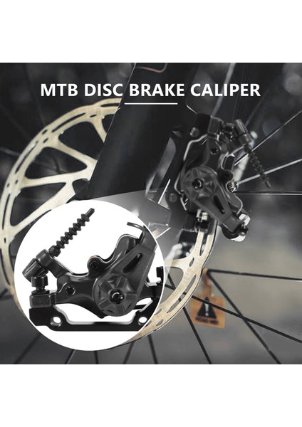 Bisiklet Ön Arka Disk Fren Kaliper Xc Mtb Dağ Bisikleti Hız Klip Çift Pistonlu Mekanik Disk Fren Seti (Yurt Dışından)