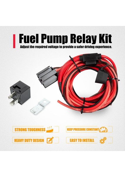 Evrensel 12 V Elektrikli Yakıt Pompası Röle Kiti Su Geçirmez Röle Yakıt Pompası Kablo Demeti ile 5 Pin Spdt (Yurt Dışından) indirimleri