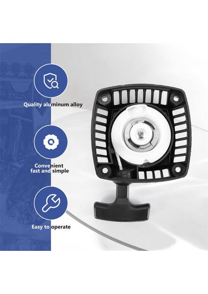 Çekme Marş Motoru (Metal Pençe Ortalanmış) 23CC 26CC 29CC 30,5cc Motor Için Başlatma 1 5 Hpi Baja Için Zenoah Cy 5b Rovan Lt Losi 5ıve-T Marş 1/5 Hpı Baja Için (Yurt Dışından) indirimleri