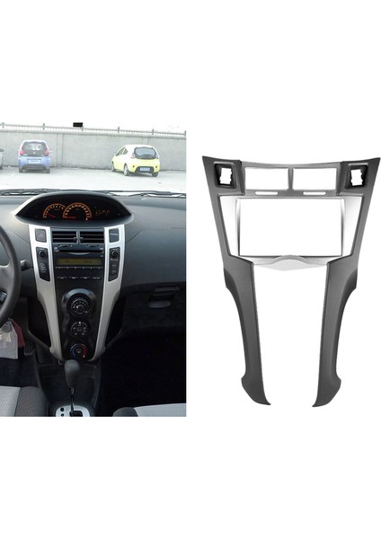 2 Din Araba Radyo Stereo Çerçeve Trim Kiti Toyota Yaris Vitz Platz 2005-2011 DVD Oynatıcı Kurulum Çerçevesi (Yurt Dışından) fırsatları