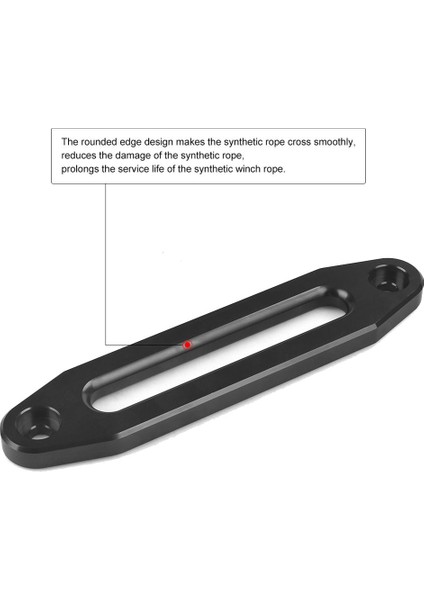 10 Inç 254 mm Alüminyum Hawse Fairlead 8000-15000 Lbs Sentetik Montaj-Vinç Halatı Suv Atv Utv Için (Yurt Dışından) fırsatları