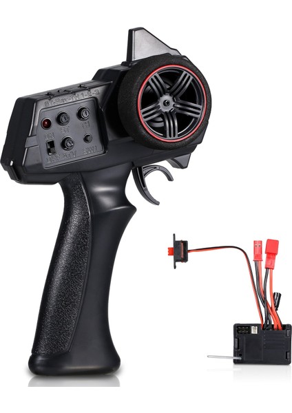 Ax-7s AX7S 2.4g 3ch Verici Uzaktan Kumanda ile 2 In 1 Alıcı Esc Için Wpl D12 Mn D90 MN99S MN86 Rc Araba Rc Tekne (Yurt Dışından)