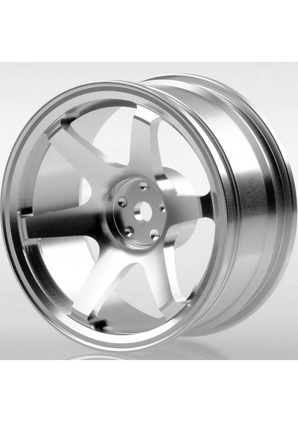 4p Alüminyum Alaşım6 Ispitli Jant, Rc 1/10 On-Road 1052 Drift Sakura TE37+, Gümüş (Yurt Dışından) modelleri