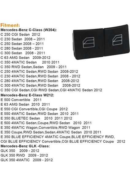 ZHINUAN Lenkradtasten Für Mercedes W204 W212 - Multifunktionsschalter Braun