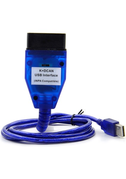 Tam Çip-Bmw Inpa K + Can FT232RQ Çip USB Teşhis Arayüzü Inpa Mavi Anahtarlı (Yurt Dışından)