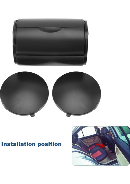 Siyah Arka Kül Tablası Kutusu Yan Kapağı Jetta/golf/bora/mk4 1J0857962H 1J0863359E Için Fit (Yurt Dışından)