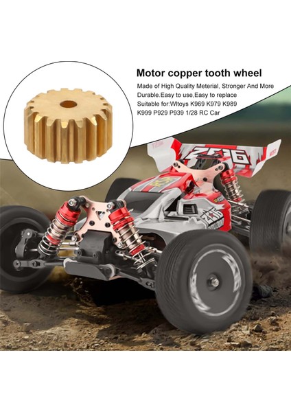2 Adet Metal Motor Dişli K989-2033 Wltoys K969 K979 K989 K999 P929 P939 1/28 Rc Araba Yedek Parça Aksesuarları (Yurt Dışından) fırsatları