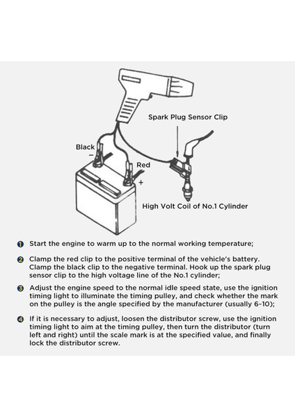Zamanlama Işığı 12V Ateşleme Zamanlama Işığı Otomotiv Güçlü Flaş Zamanlama Işıkları, Araba, Motosiklet Için Aşırı Yük Koruması (Yurt Dışından) indirimleri