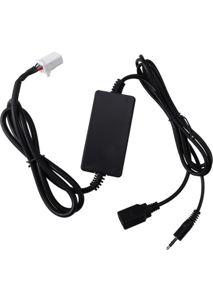 6 + 6pın Araba Radyo Dijital USB Mp3 Arayüzü CD Değiştirici Adaptörü 3.5mm Aux Girişi ile Toyota Lexus Corolla Serisi Için (Yurt Dışından)